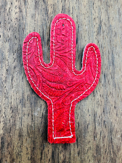 Cactus Leather Car Charms